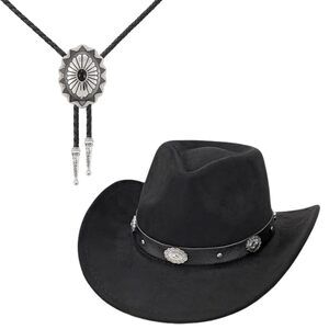 1473 Cowboy Cowgirl Hats + Bolo Tie